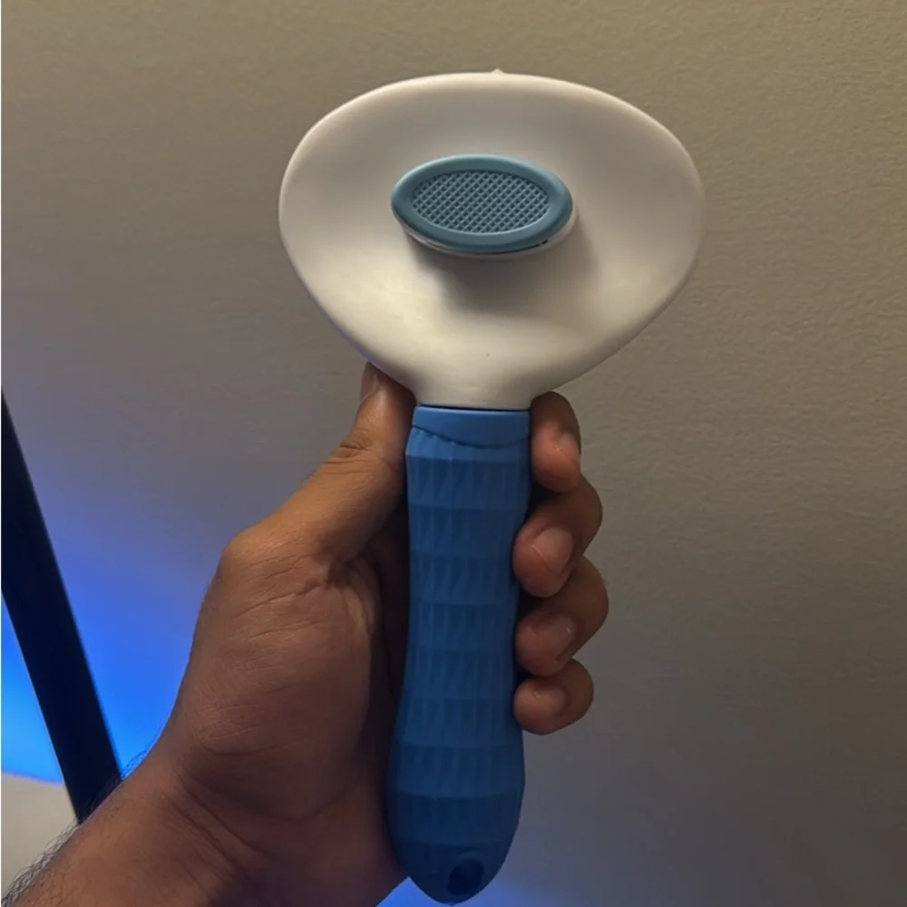 Blue Cat Grooming Brush
